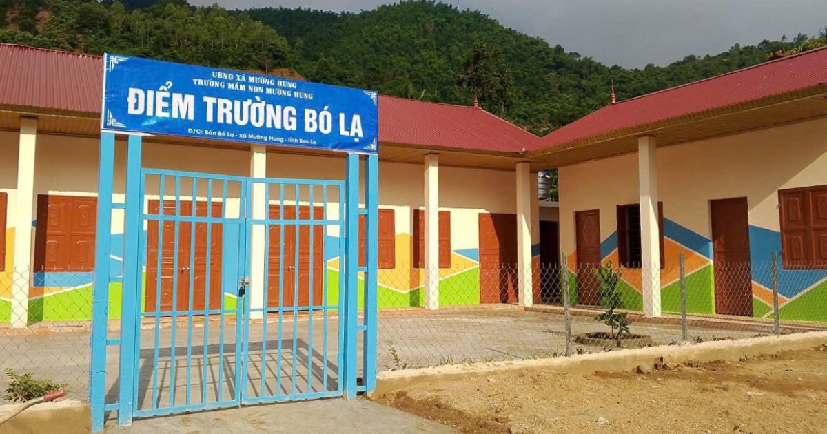 Khánh thành điểm trường Bó Lạ: Gieo mầm tri thức vùng cao 9 Diện mạo mới của điểm trường Bó Lạ - Mường Hung - Sơn La