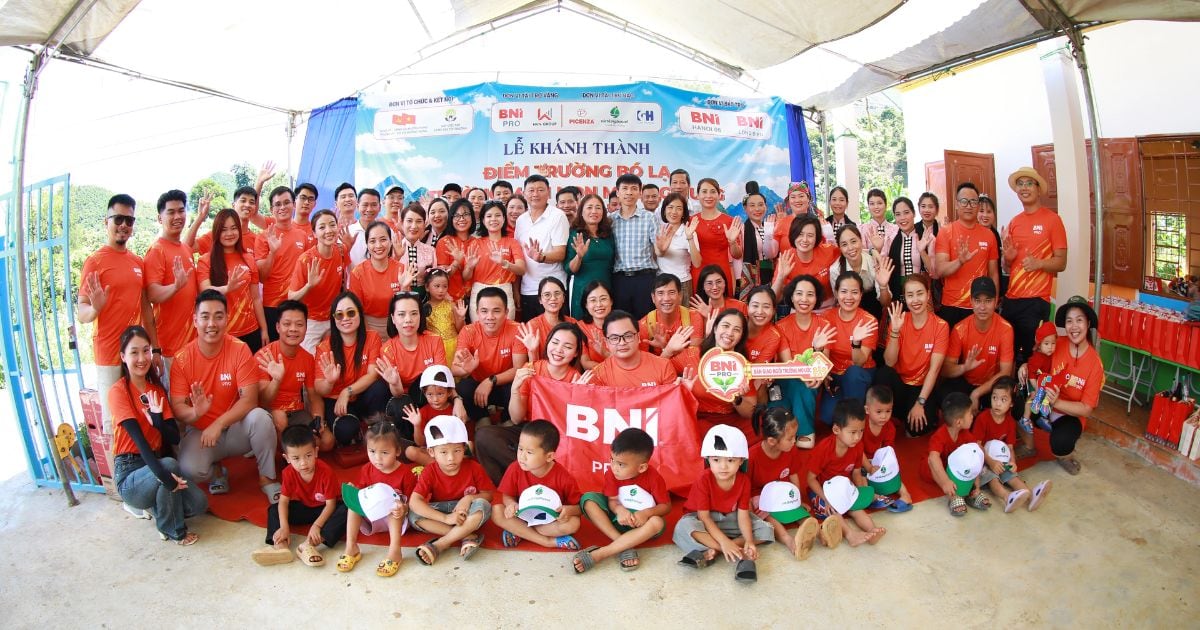 Khánh thành điểm trường Bó Lạ: Gieo mầm tri thức vùng cao 13 Tiếp nối hành trình "Xây trường cho em" - HVN Group