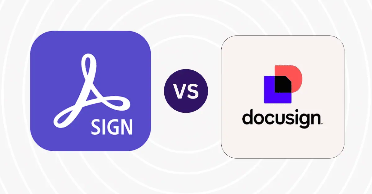 So sánh Adobe Sign vs DocuSign (2026): Tính năng, chi phí & lựa chọn 13 Adobe Vs Docusign Bang So Sanh