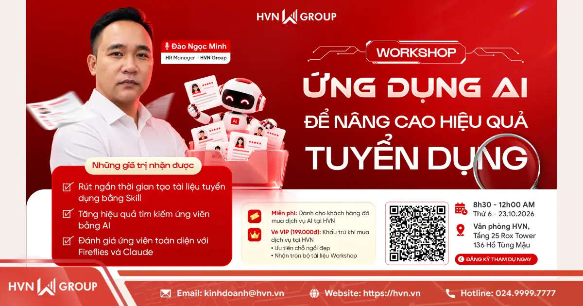 Workshop nâng cao hiệu suất tuyển dụng cùng Claude AI 27 Su Kien Ung Dung Ai Hvn