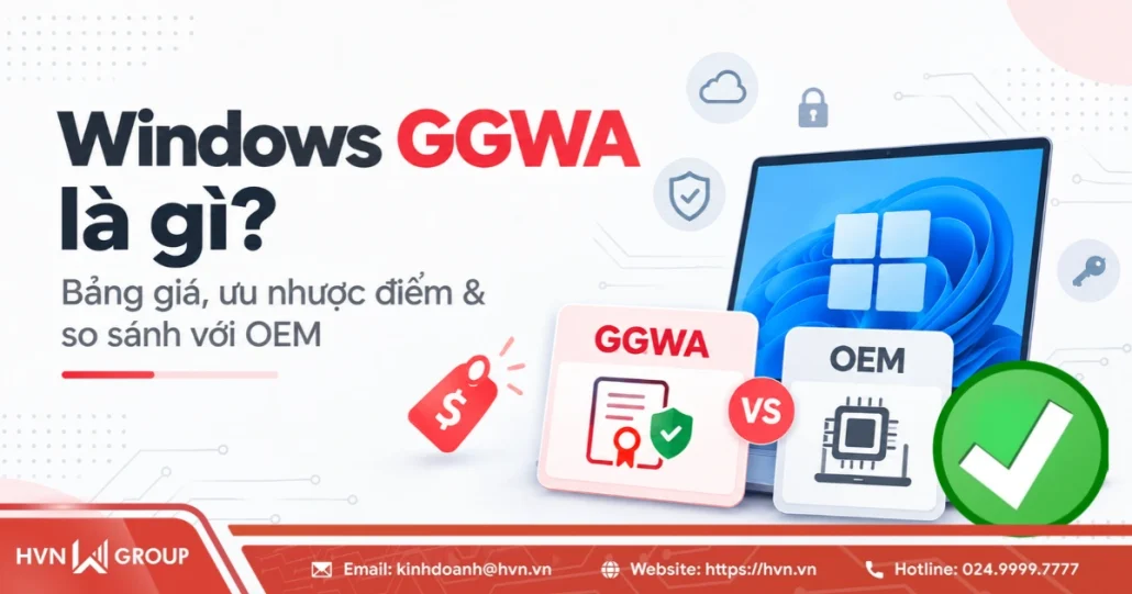 Windows GGWA là gì? Bảng giá, ưu nhược điểm & so sánh với OEM 6 Windows Ggwa La Gi